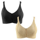 Kit de 2 Sujetadores de Encaje y Algodón Tallas Grandes - Soft Confort