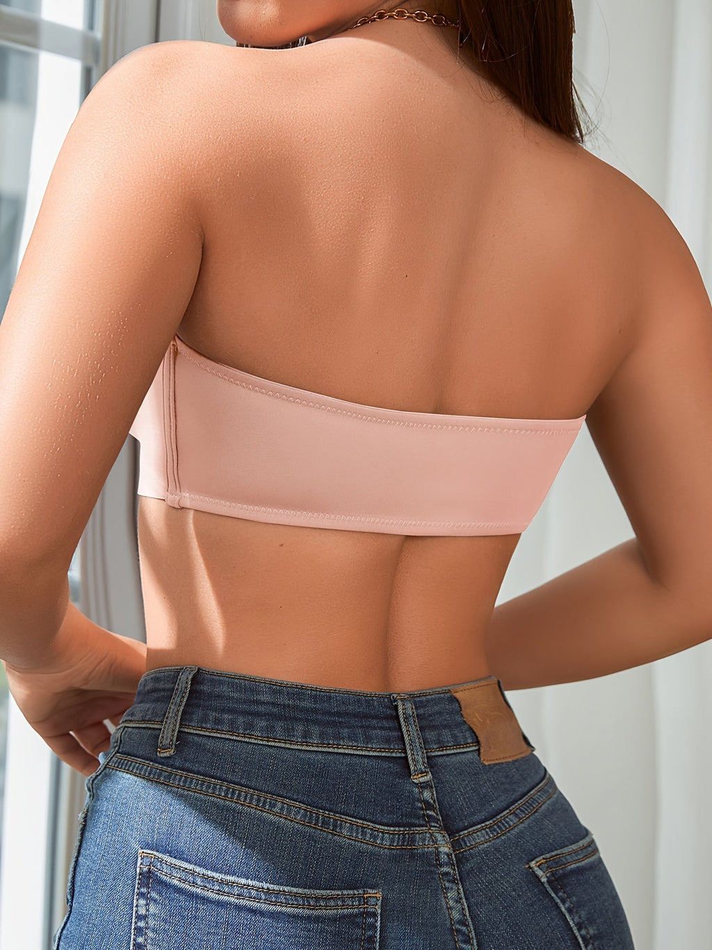 Sostén *Strapless* *Push-Up* Antideslizante