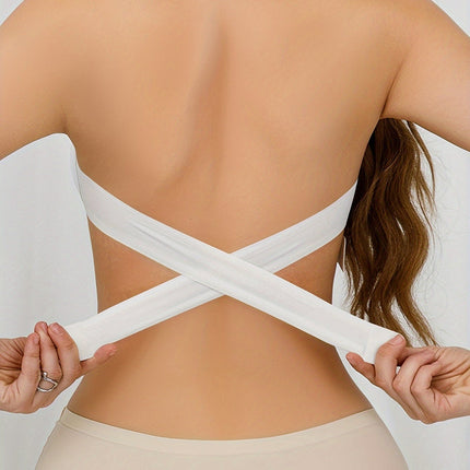 Sujetador Bandeau Invisible sin Tirantes con Cierre Lateral