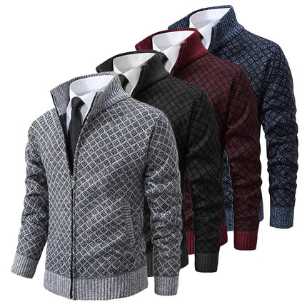 Chaqueta de punto jacquard Remy Royal
