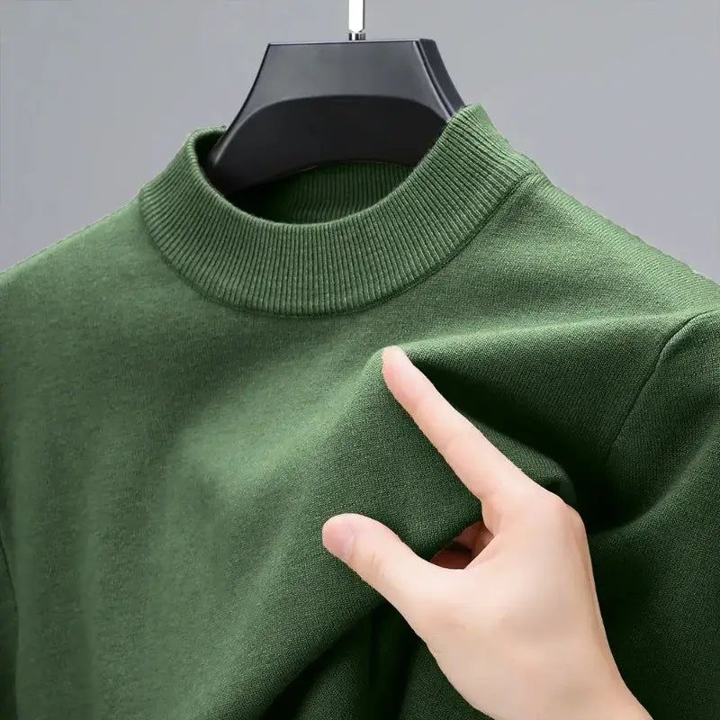 Suéter Masculino de Punto Cuello Redondo