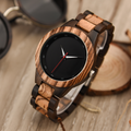 Reloj de cuarzo de madera Oakridge