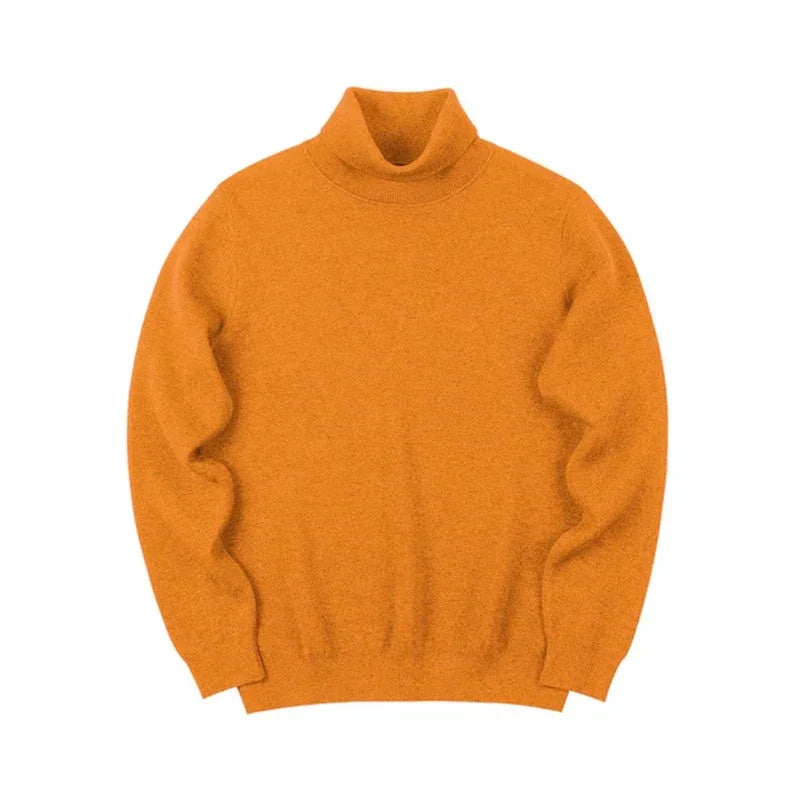 Suéter Masculino Tejido Cuello Alto