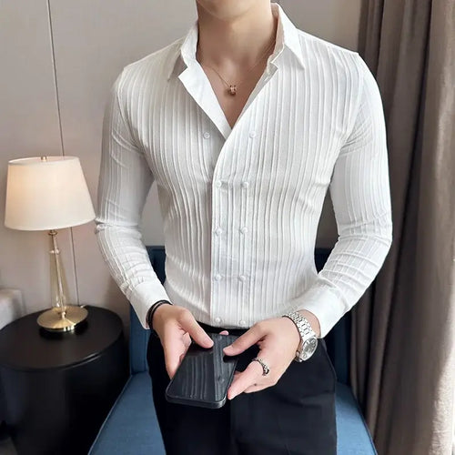 Camisa Oxford a rayas