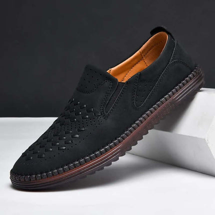 Mocasines de piel auténtica Roma
