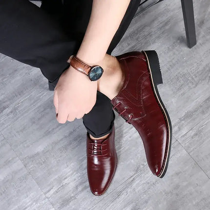 Zapatos de vestir con punta de ala Roma - Piel sintética de primera calidad