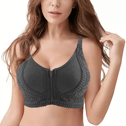 Kit de 2 Sujetadores de Encaje y Algodón Tallas Grandes - Soft Confort